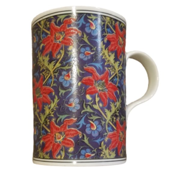 WREN Giftware Fine Bone China Tiger Lily Mug | Floral China Tea Cup *Small Chip* - Picture 1 of 6